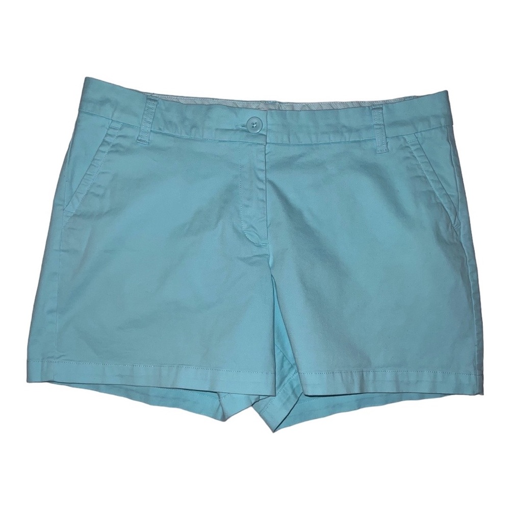 Crown & Ivy aqua Caroline shorts